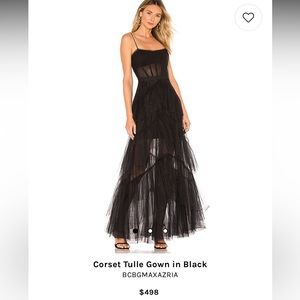 Gorgeous corset dress worn once. Flowy tulle